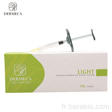 Dermeca Gel de gel d&#39;acide hyaluronique pour nasolabial